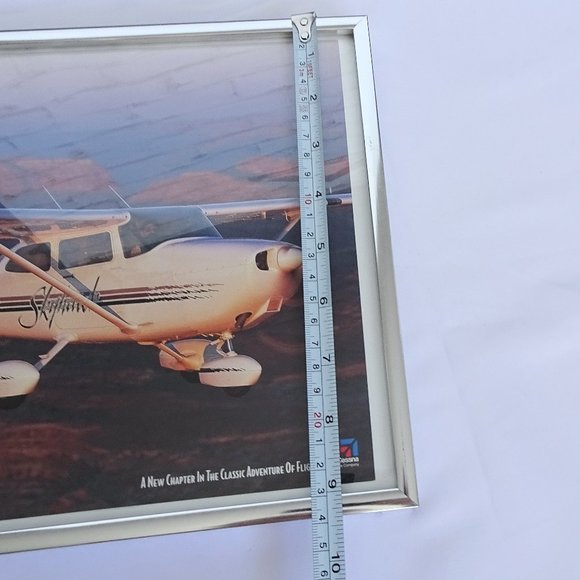 Cessna 172 Skyhawk Vintage Grand Canyon Print Framed - Picture 8 of 8